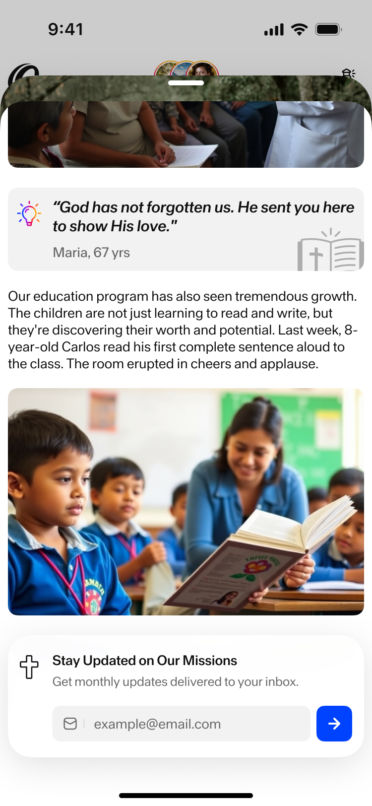 Newsletter — subscribe